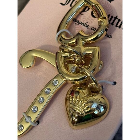 Juicy couture royal elegent initial letter J gothic bag charm /fob keychain - Picture 3 of 3